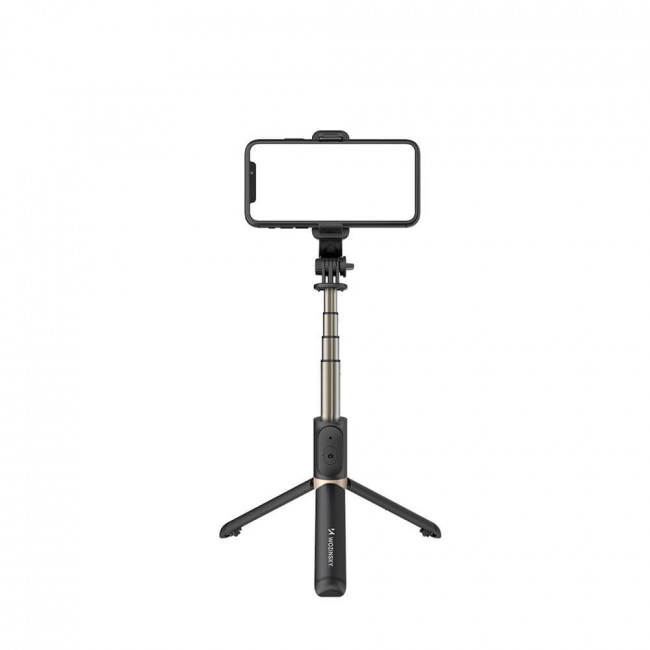 Wozinsky Tripod Selfie Stick - Τρίποδο Selfie Stick με Τηλεχειριστήριο Bluetooth - Black - WSSTK-01-BK