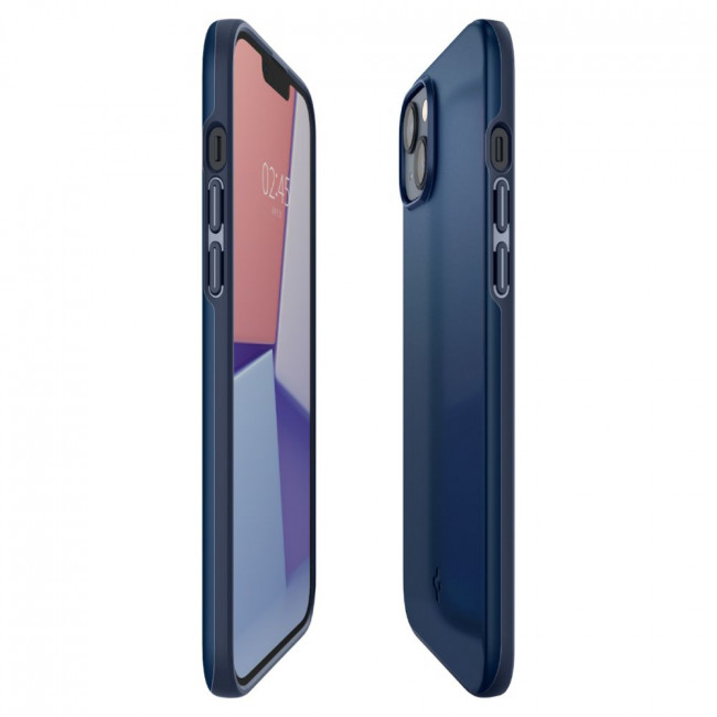 Spigen iPhone 14 Thin Fit Σκληρή Θήκη - Navy Blue