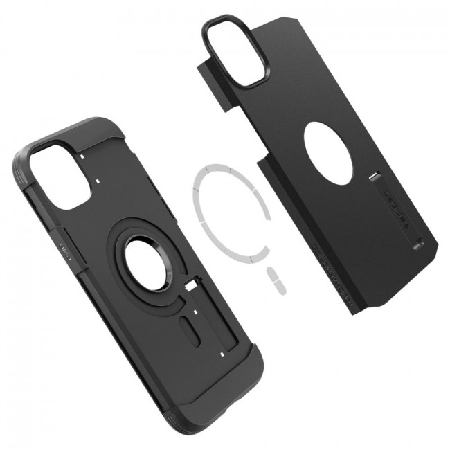 Spigen iPhone 14 Tough Armor Mag Σκληρή Θήκη με MagSafe - Black