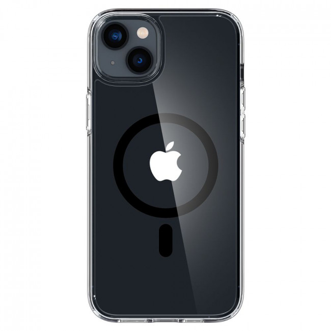 Spigen iPhone 14 Ultra Hybrid Mag Σκληρή Θήκη με Πλαίσιο Σιλικόνης Και MagSafe - Black / Διάφανη