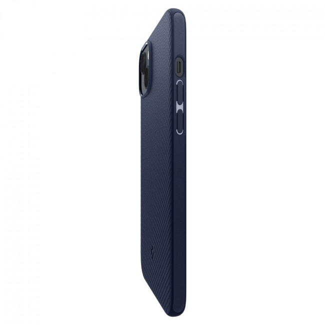 Spigen iPhone 14 - Mag Armor Σκληρή Θήκη Aramid Fiber με MagSafe - Navy Blue