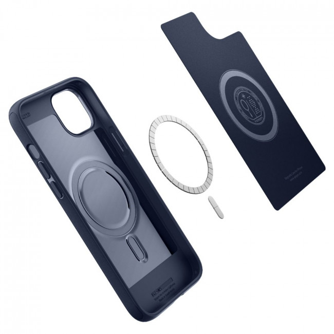 Spigen iPhone 14 - Mag Armor Σκληρή Θήκη Aramid Fiber με MagSafe - Navy Blue