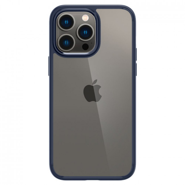 Spigen iPhone 14 Pro Ultra Hybrid Σκληρή Θήκη με Πλαίσιο Σιλικόνης - Navy Blue