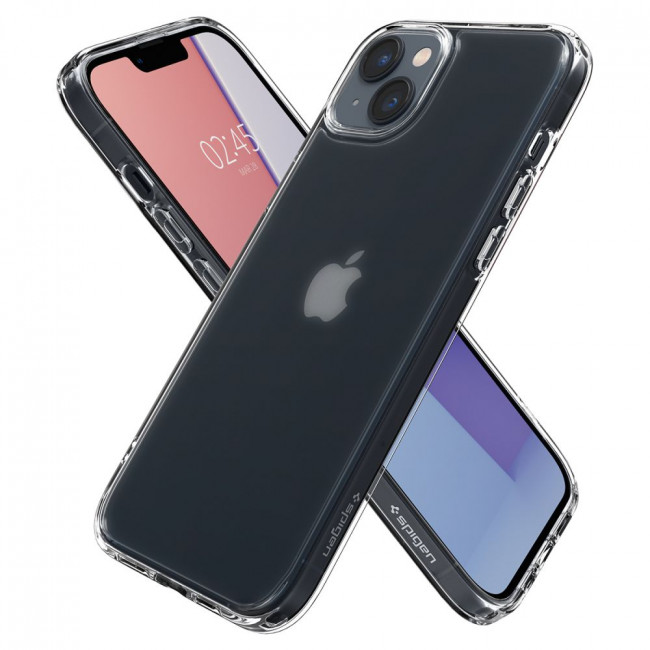 Spigen iPhone 14 Ultra Hybrid Σκληρή Θήκη με Πλαίσιο Σιλικόνης - Frost Clear