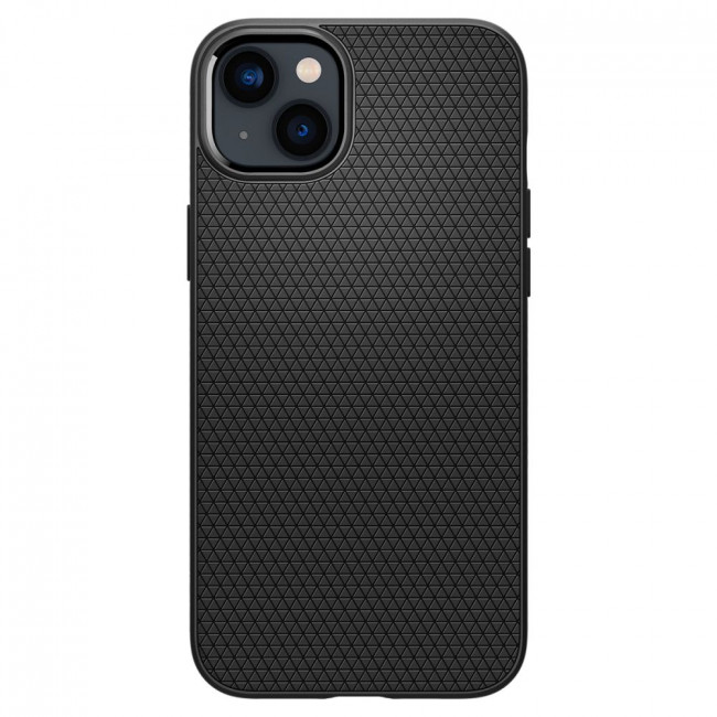 Spigen iPhone 14 Liquid Air Θήκη Σιλικόνης - Matte Black