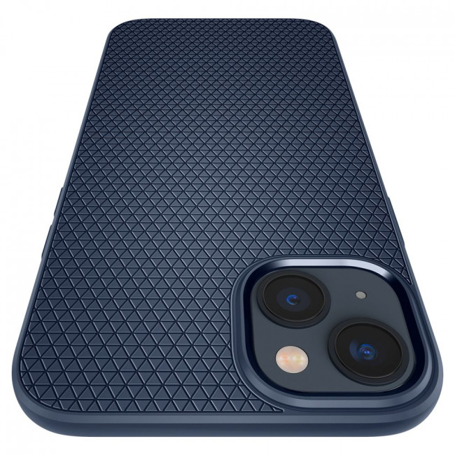 Spigen iPhone 14 Liquid Air Θήκη Σιλικόνης - Navy Blue