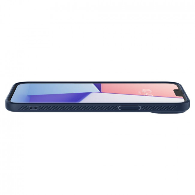 Spigen iPhone 14 Liquid Air Θήκη Σιλικόνης - Navy Blue