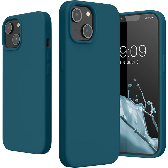 KW iPhone 14 Θήκη Σιλικόνης TPU - Teal Matte - 59071.57