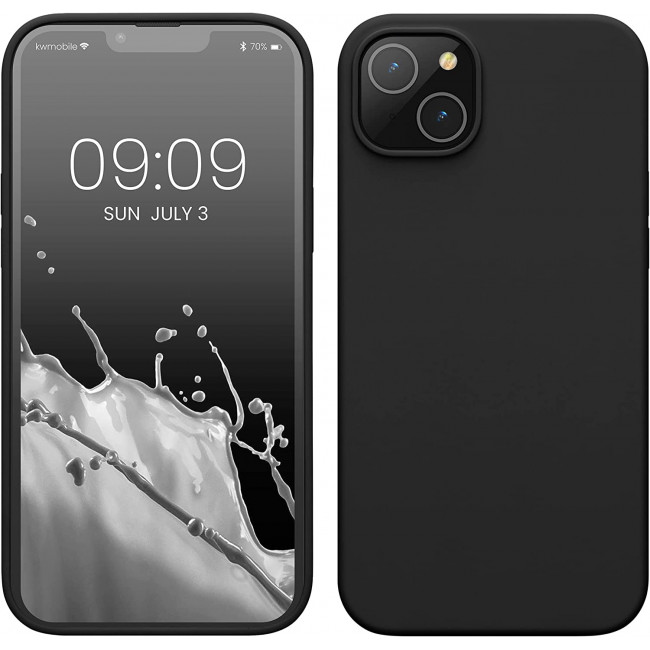 KW iPhone 14 Plus Θήκη Σιλικόνης TPU - Black - 59072.01