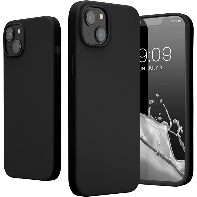 KW iPhone 14 Plus Θήκη Σιλικόνης TPU - Black - 59072.01