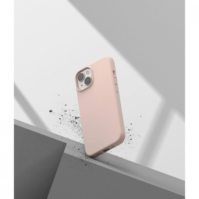 Ringke iPhone 14 Silicone Case Θήκη Σιλικόνης - Pink Sand