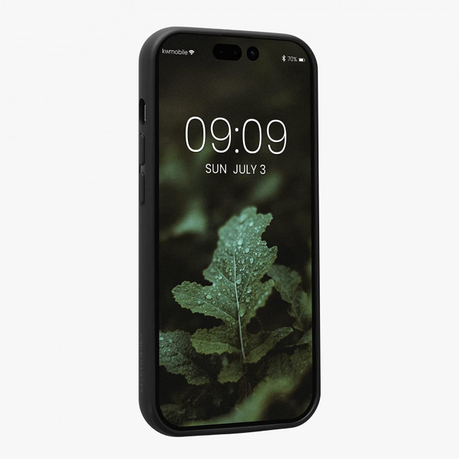 KW iPhone 14 Pro Θήκη από Φυσικό Ξύλο - Dark Brown - 59122.18