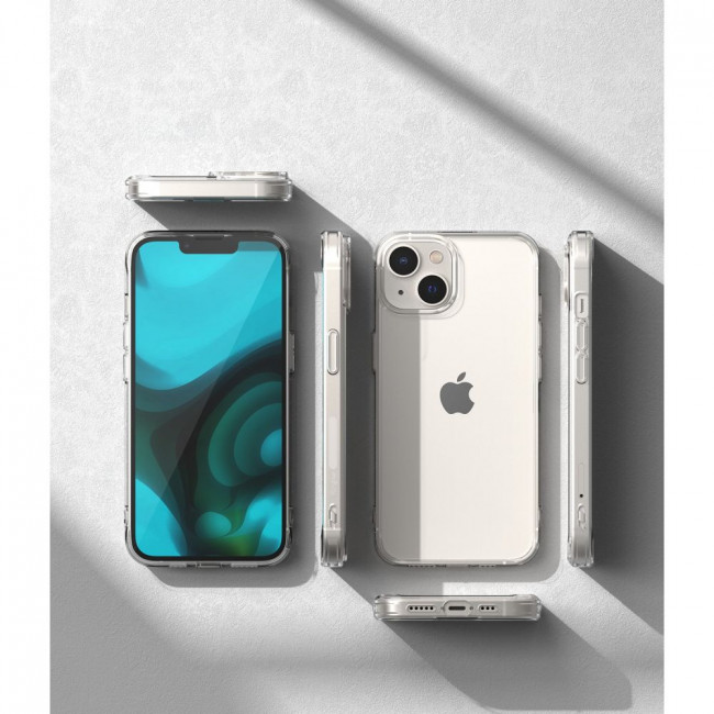 Ringke iPhone 14 Plus / iPhone 15 Plus Fusion Σκληρή Θήκη με Πλαίσιο Σιλικόνης - Διάφανη