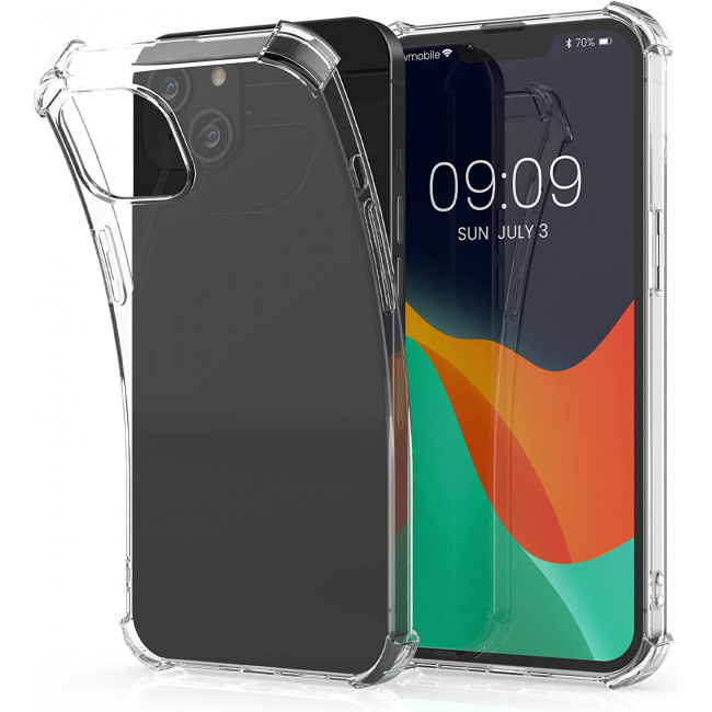 KW iPhone 14 Plus Θήκη Σιλικόνης TPU με Ενισχυμένες Γωνίες - Διάφανη - 59129.03