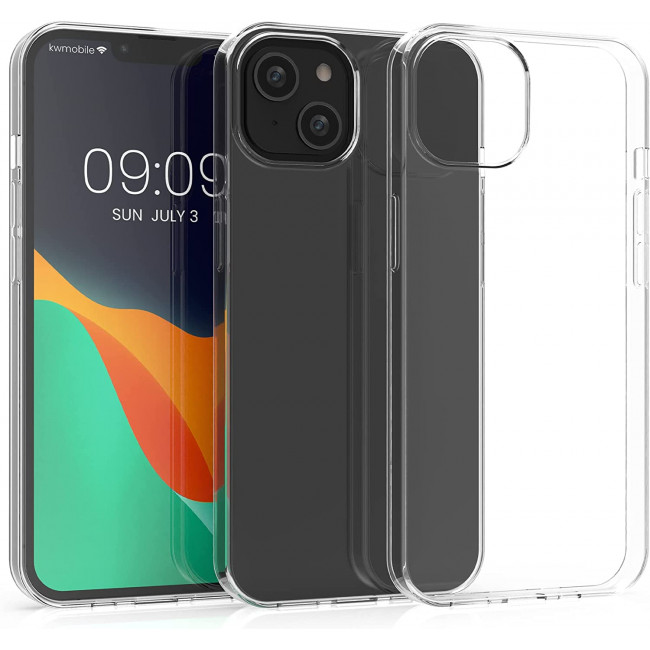 KW iPhone 14 Plus Θήκη Σιλικόνης TPU - Διάφανη - 59133.03