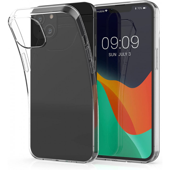 KW iPhone 14 Plus Θήκη Σιλικόνης TPU - Διάφανη - 59133.03