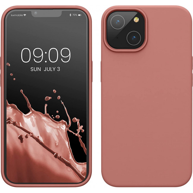 KW iPhone 14 Θήκη Σιλικόνης TPU - Winter Rose - 59071.193