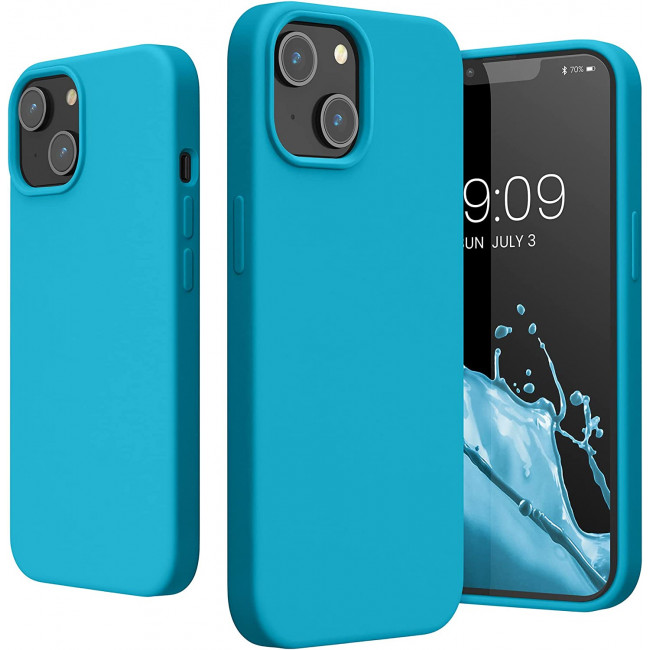 KW iPhone 14 Θήκη Σιλικόνης TPU - Cool Glacier - 59071.205