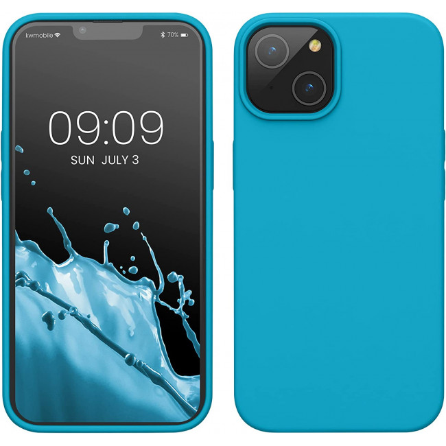 KW iPhone 14 Θήκη Σιλικόνης TPU - Cool Glacier - 59071.205