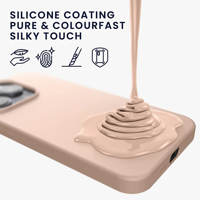 KW iPhone 14 Θήκη Σιλικόνης TPU - Coconut Swirl - 59071.225