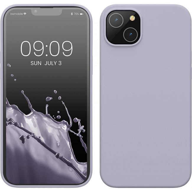 KW iPhone 14 Plus Θήκη Σιλικόνης TPU - Light Lavender - 59072.139