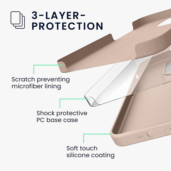 KW iPhone 14 Plus Θήκη Σιλικόνης TPU - Coconut Swirl - 59072.225