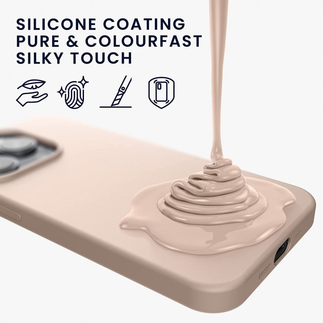 KW iPhone 14 Plus Θήκη Σιλικόνης TPU - Coconut Swirl - 59072.225