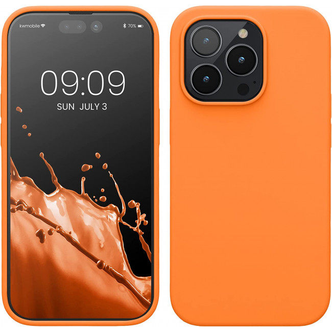 KW iPhone 14 Pro Θήκη Σιλικόνης TPU - Fruity Orange - 59073.150