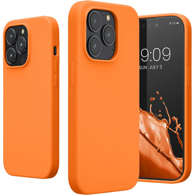 KW iPhone 14 Pro Θήκη Σιλικόνης TPU - Fruity Orange - 59073.150