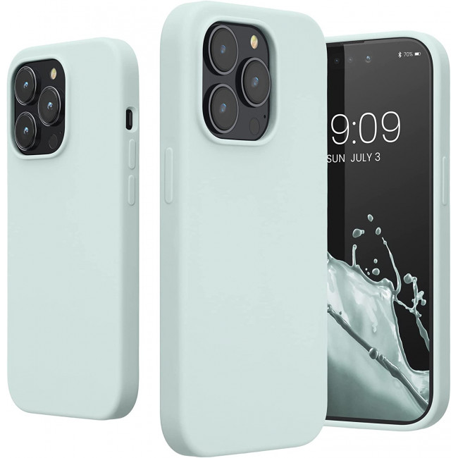 KW iPhone 14 Pro Θήκη Σιλικόνης TPU - Cool Mint - 59073.200