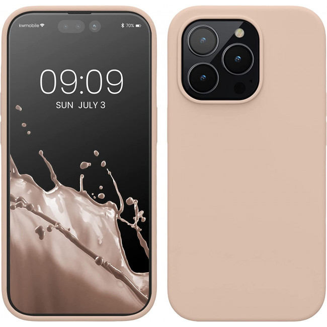 KW iPhone 14 Pro Θήκη Σιλικόνης TPU - Coconut Swirl - 59073.225