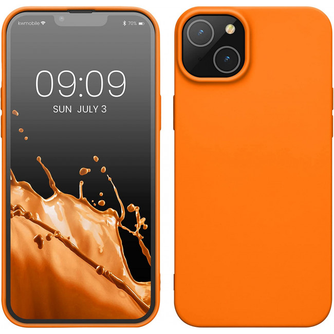 KW iPhone 14 Plus Λεπτή Θήκη Σιλικόνης TPU - Fruity Orange - 59076.150