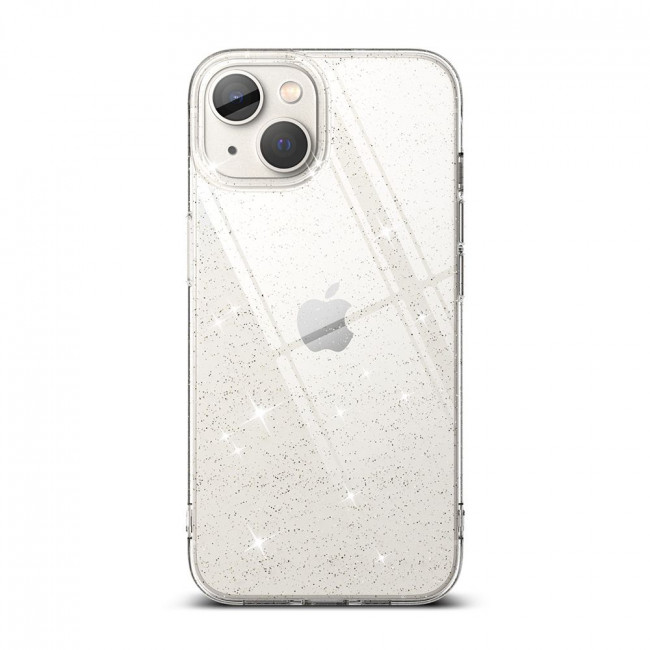 Ringke iPhone 14 Air Ultra Thin TPU Case Λεπτή Θήκη Σιλικόνης - Glitter - Διάφανη