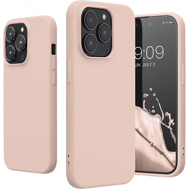 KW iPhone 14 Pro Θήκη Σιλικόνης Rubberized TPU - Coconut Swirl - 59081.225