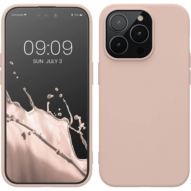 KW iPhone 14 Pro Θήκη Σιλικόνης Rubberized TPU - Coconut Swirl - 59081.225