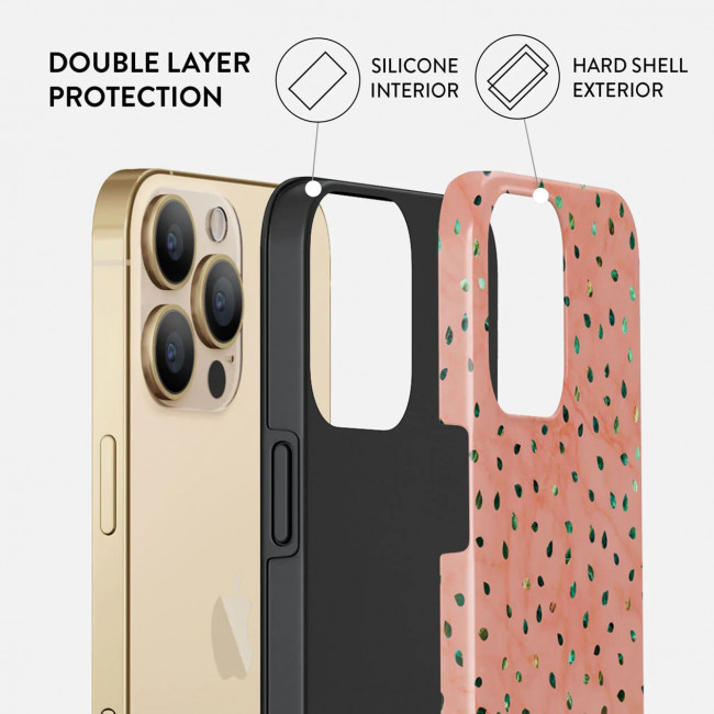 Burga iPhone 14 Pro Fashion Tough Σκληρή Θήκη - Watermelon Shake