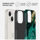 Burga iPhone 14 Fashion Tough Σκληρή Θήκη - Emerald Pool