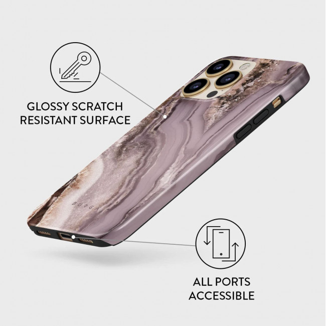 Burga iPhone 14 Pro Fashion Tough Σκληρή Θήκη -  Golden Taupe