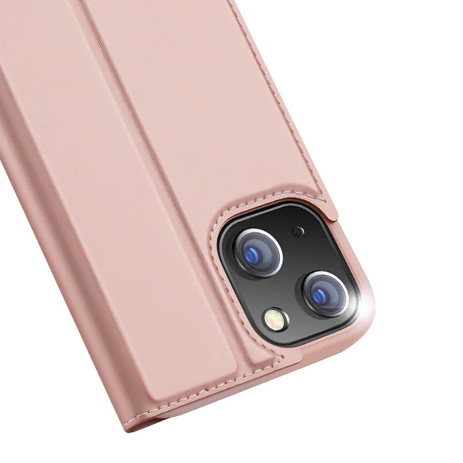 Dux Ducis iPhone 14 Flip Stand Case Θήκη Βιβλίο - Rose Gold