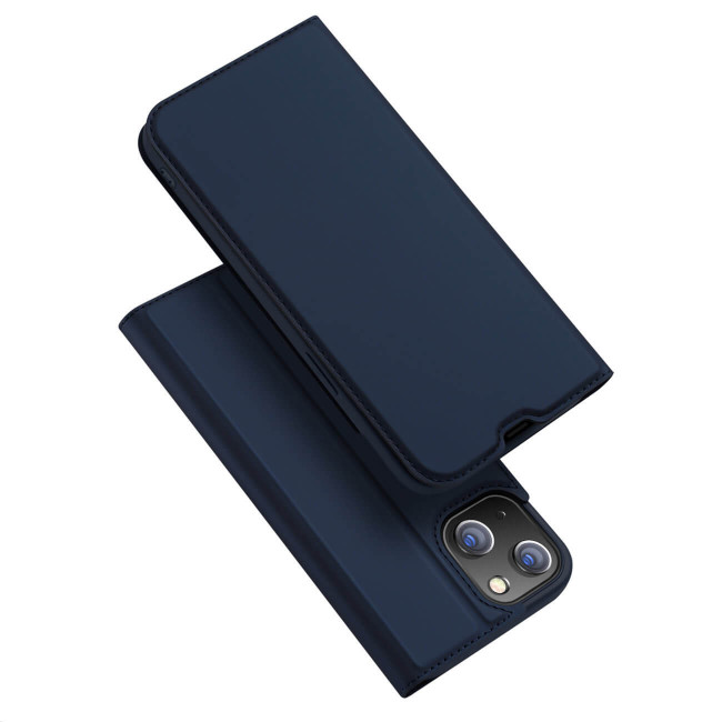 Dux Ducis iPhone 14 Flip Stand Case Θήκη Βιβλίο - Blue