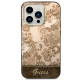 Guess iPhone 14 Pro Porcelain Collection Σκληρή Θήκη με Πλαίσιο Σιλικόνης - Ochre - GUHCP14LHGPLHC