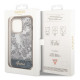 Guess iPhone 14 Pro Porcelain Collection Σκληρή Θήκη με Πλαίσιο Σιλικόνης - Grey - GUHCP14LHGPLHG