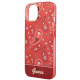 Guess iPhone 14 Plus Bandana Paisley Σκληρή Θήκη με Πλαίσιο Σιλικόνης - Red - GUHCP14MHGBNHR