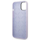 Guess iPhone 14 Plus Silicone Metal Logo Script Θήκη Σιλικόνης - Purple - GUHCP14MSLSMU