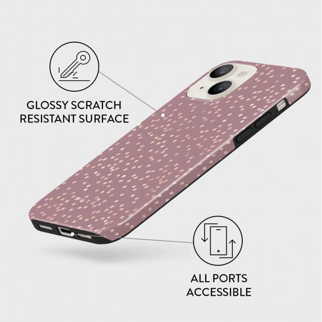 Burga iPhone 14 Plus Fashion Tough Σκληρή Θήκη - Hot Cocoa