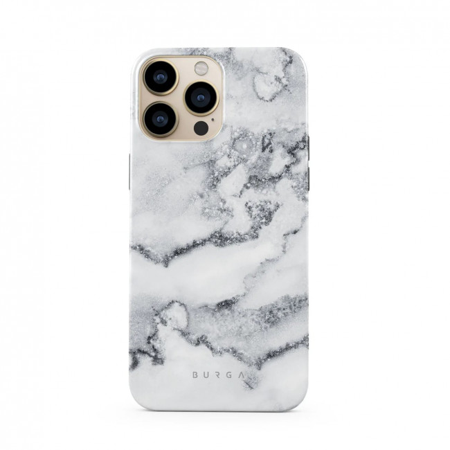 Burga iPhone 14 Pro Fashion Tough Σκληρή Θήκη - White Winter