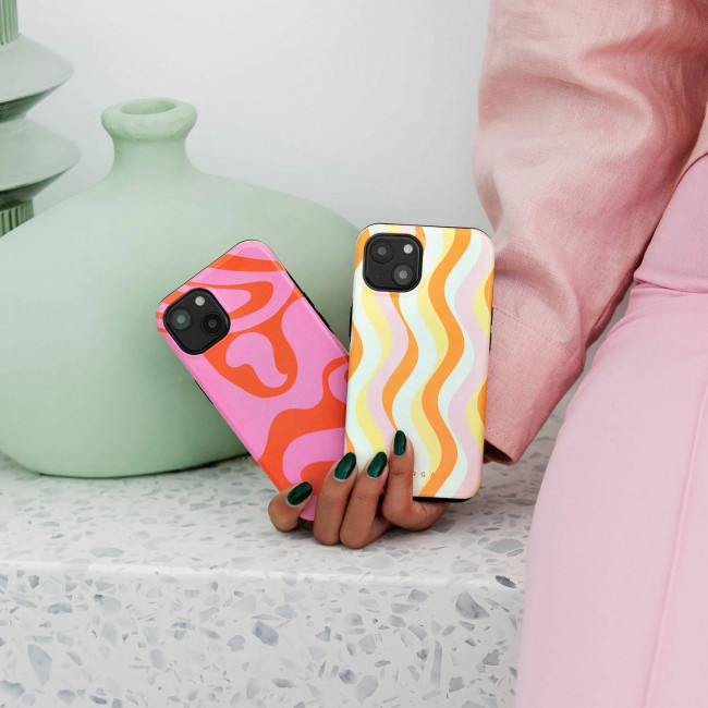 Burga iPhone 14 Pro Fashion Tough Σκληρή Θήκη - Flower Power