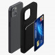 KW iPhone 14 Θήκη Σιλικόνης TPU με Υποδοχή για Κάρτα - Black - 59112.01