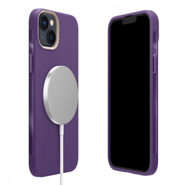 Spigen Cyrill iPhone 14 Ultra Color Mag Θήκη Σιλικόνης TPU με MagSafe - Taro