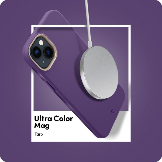 Spigen Cyrill iPhone 14 Ultra Color Mag Θήκη Σιλικόνης TPU με MagSafe - Taro